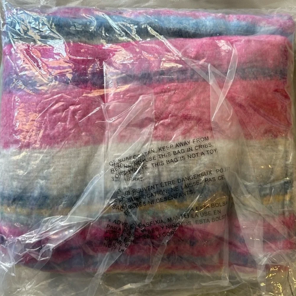 NWT Free People Skye Stripe Blanket